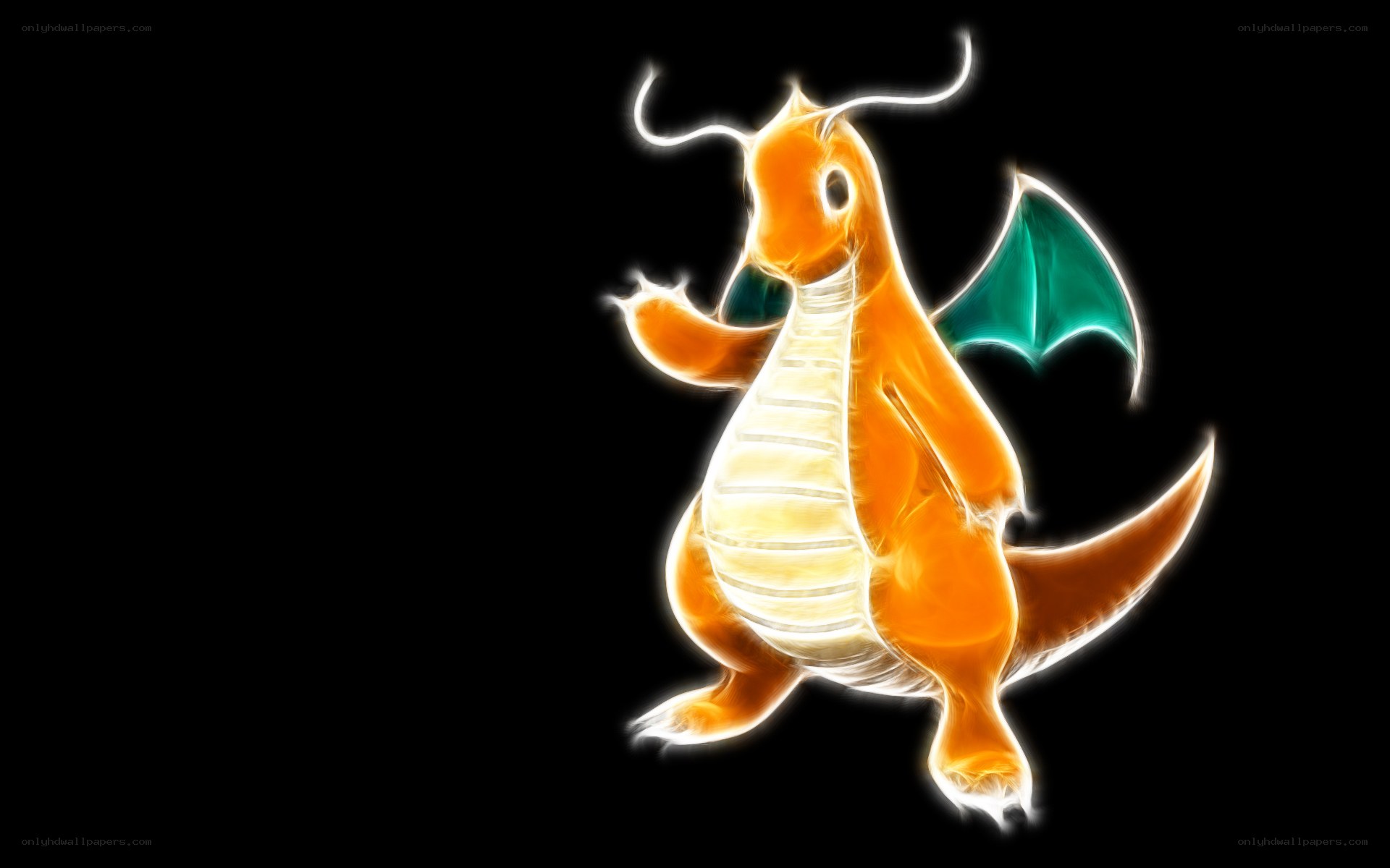 Dragonite glowing effect