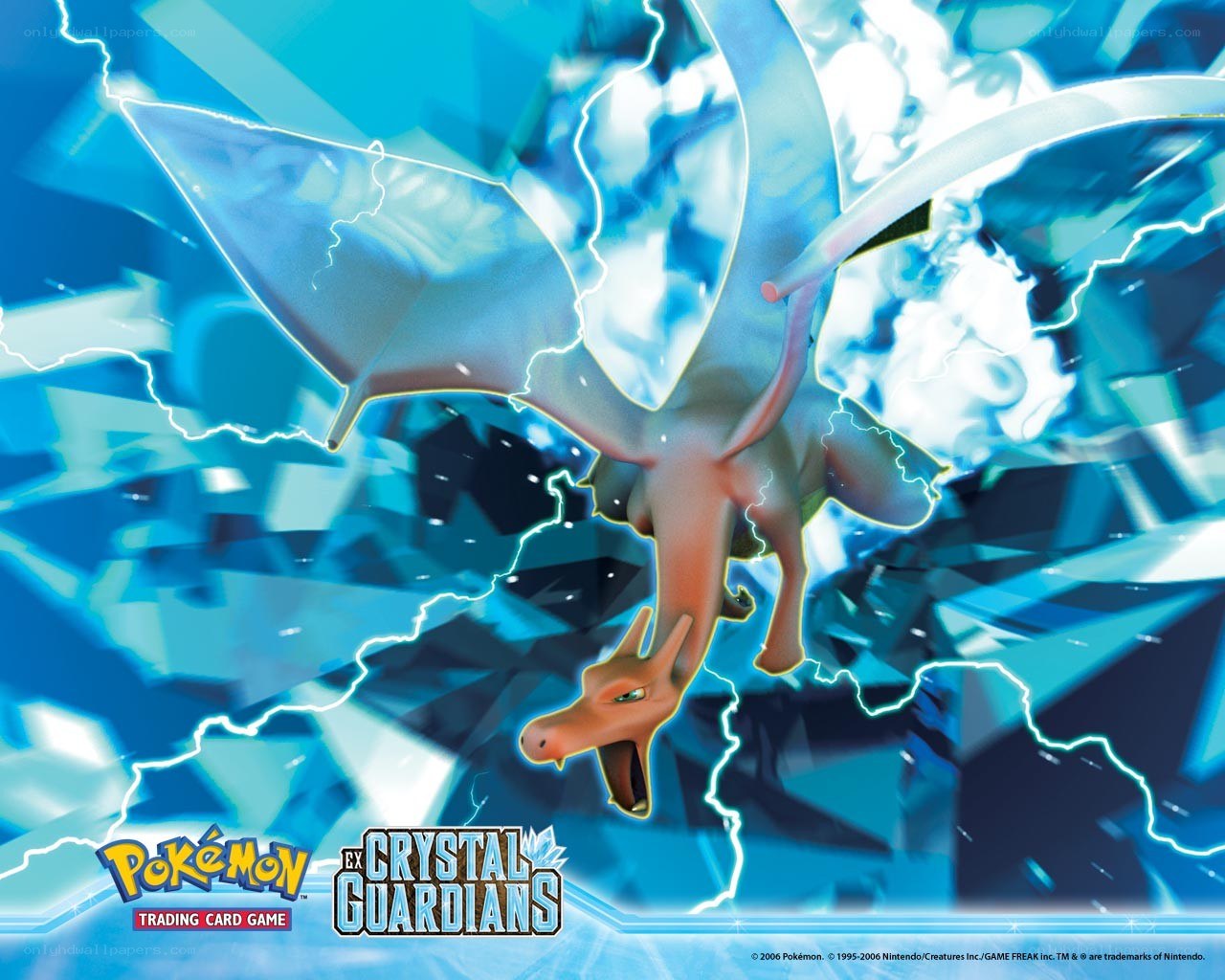 Dragonite in a crystal storm