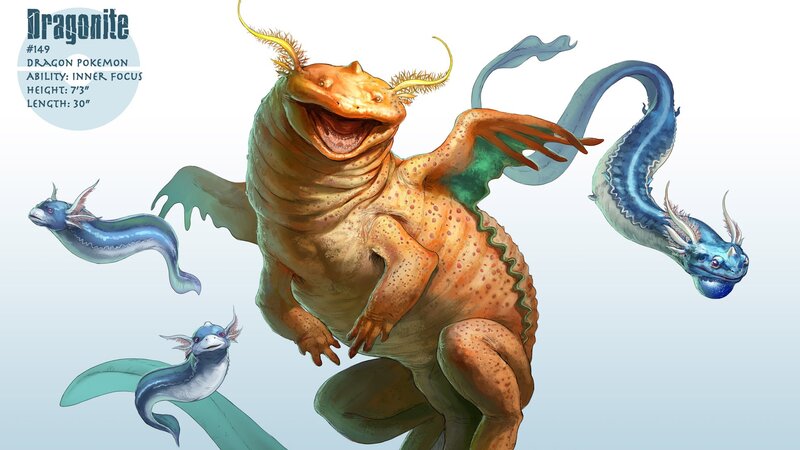 Dragonite Pokémon — Blue