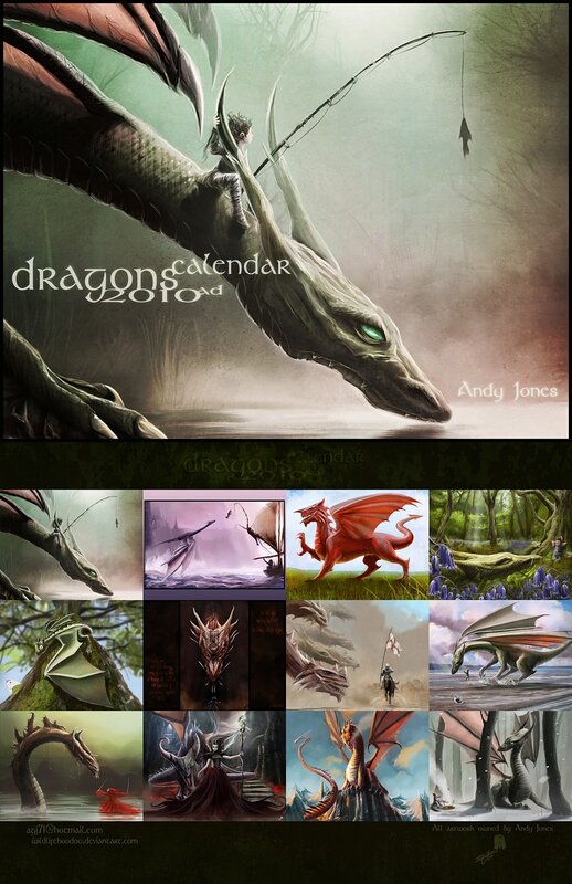 Dragons calendar 2010