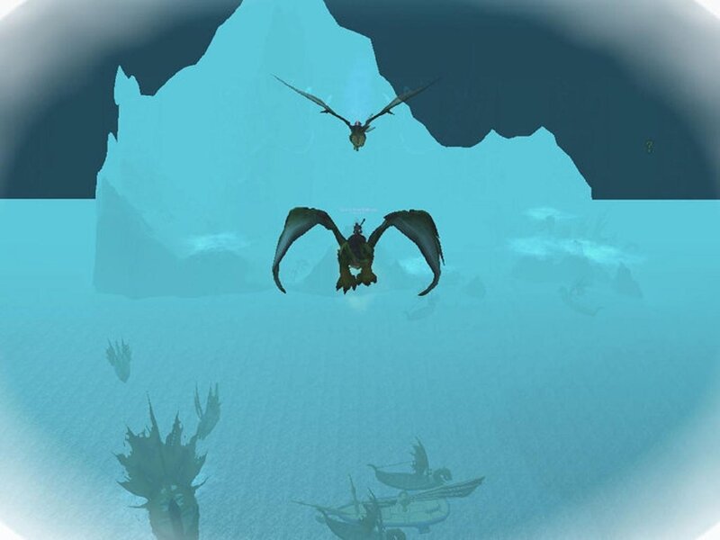 Dragons Flying Underwater