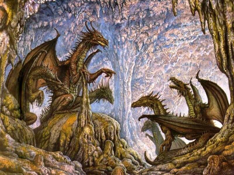 Dragons in a cavern