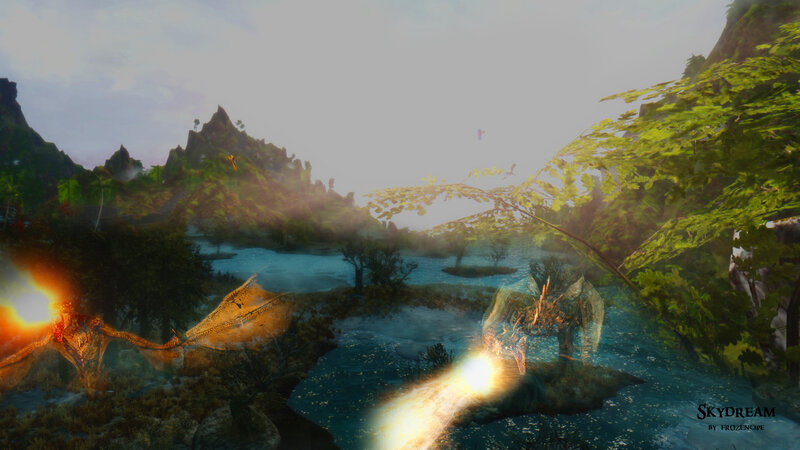 Dragons in a River