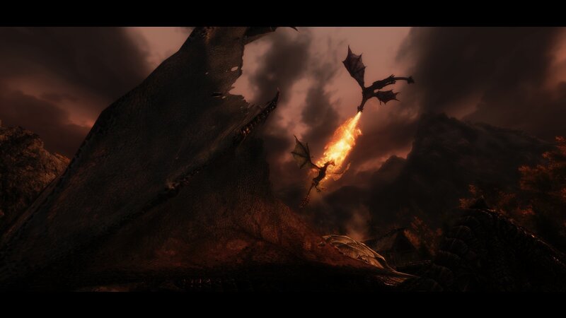 Dragons in Flight — Black