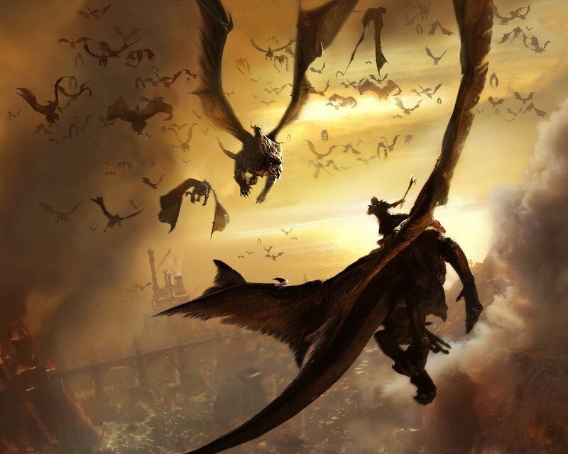 Dragons in Flight — Gold