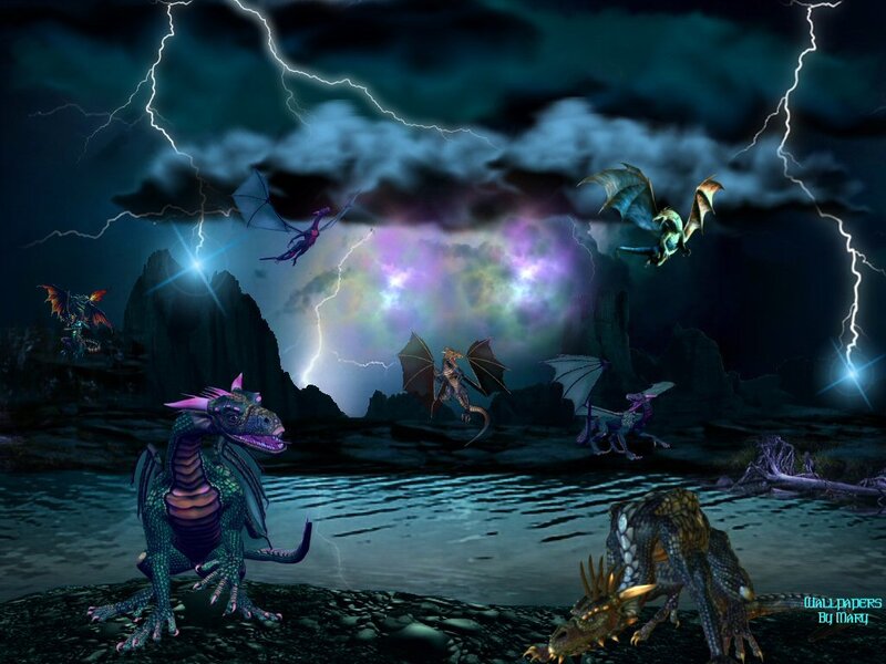 Dragons in Storm