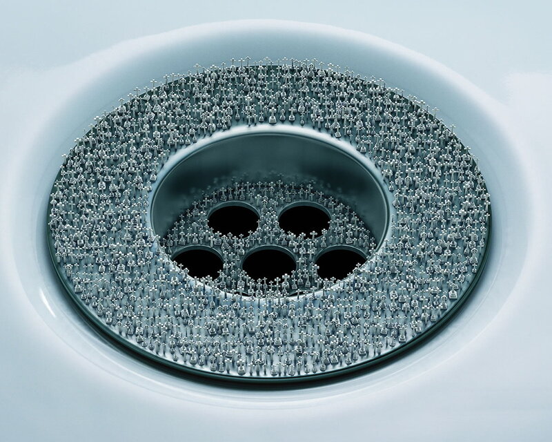 Drain with Crosses