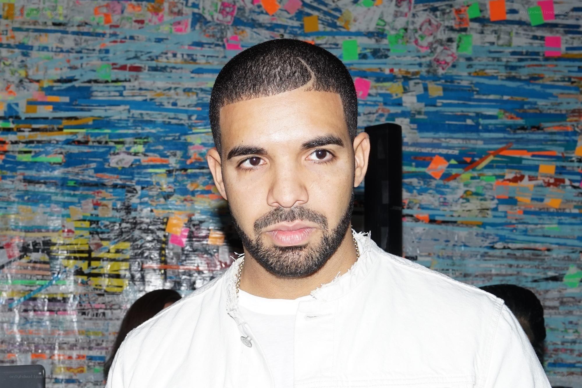 Drake at an art event