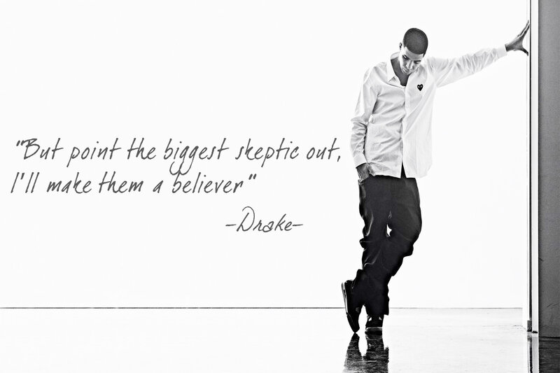 Drake quote with photo