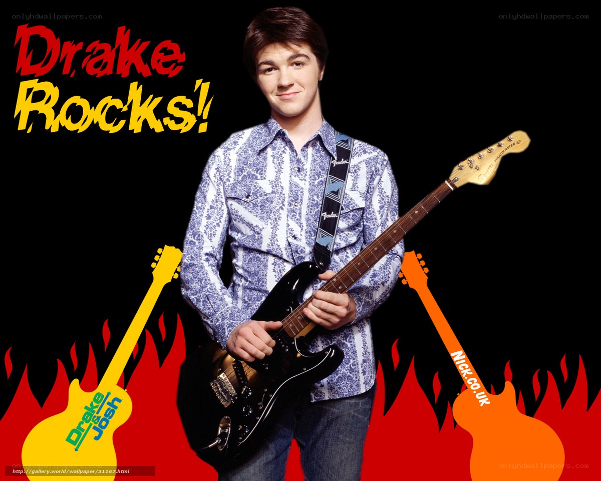 Drake rocks with guitar