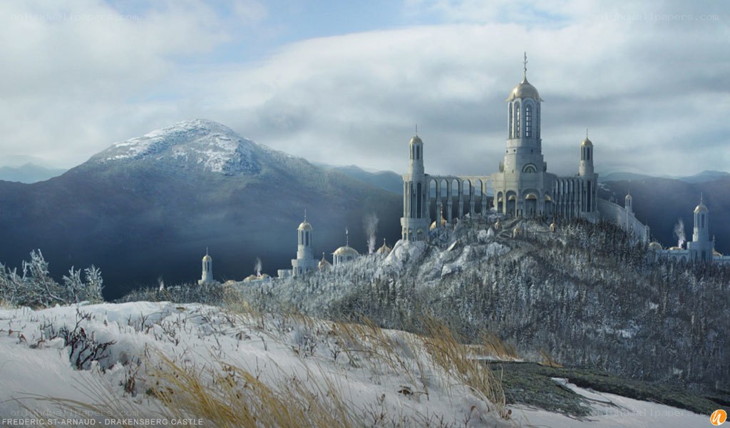 Drakensberg Castle in winter