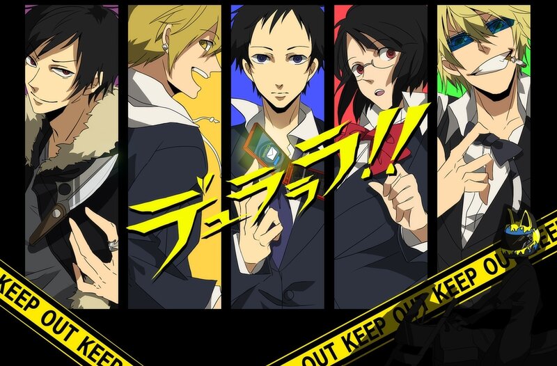 Dramatic anime character lineup