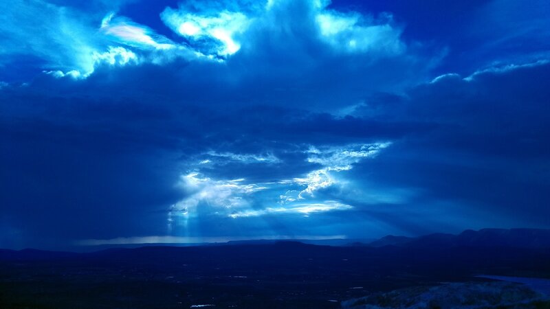 Dramatic Blue Sky