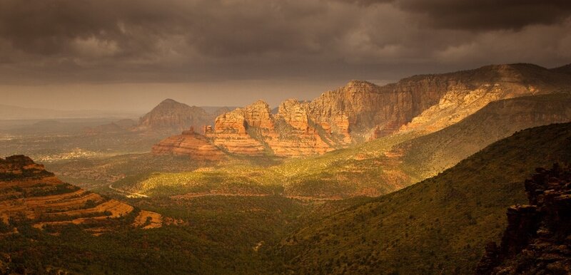 dramatic canyon landscape