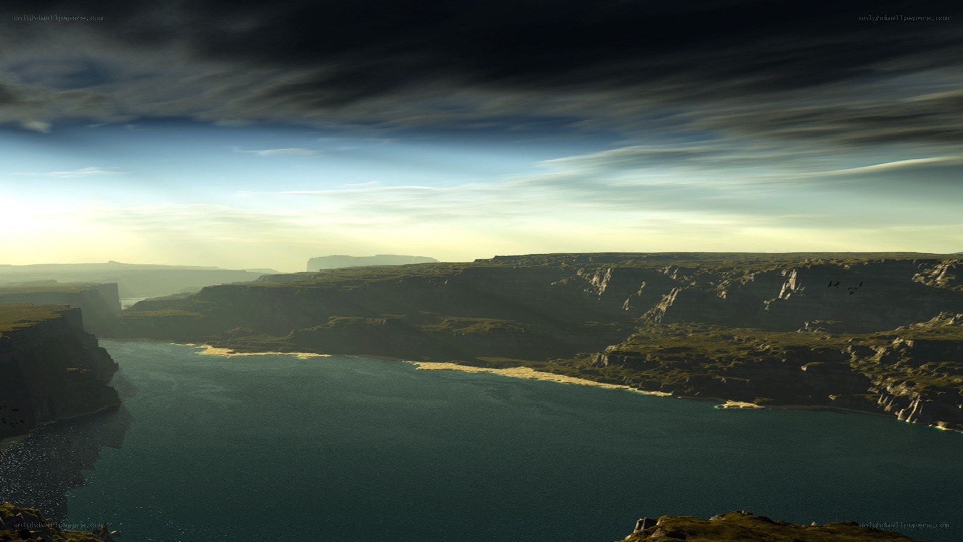 dramatic canyon landscape