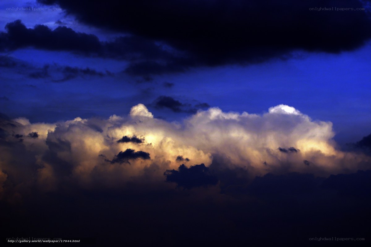 Dramatic Clouds at Dusk