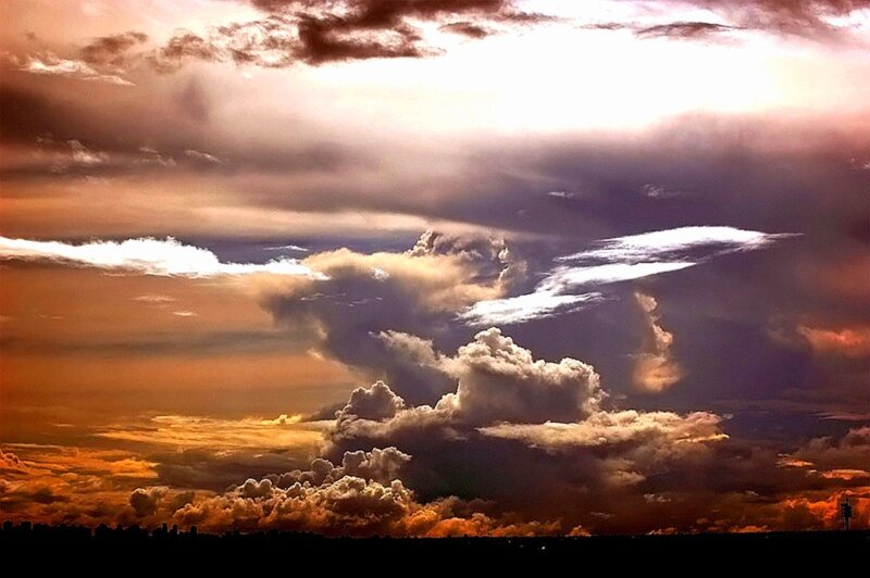 Dramatic Cloudscape at Sunset
