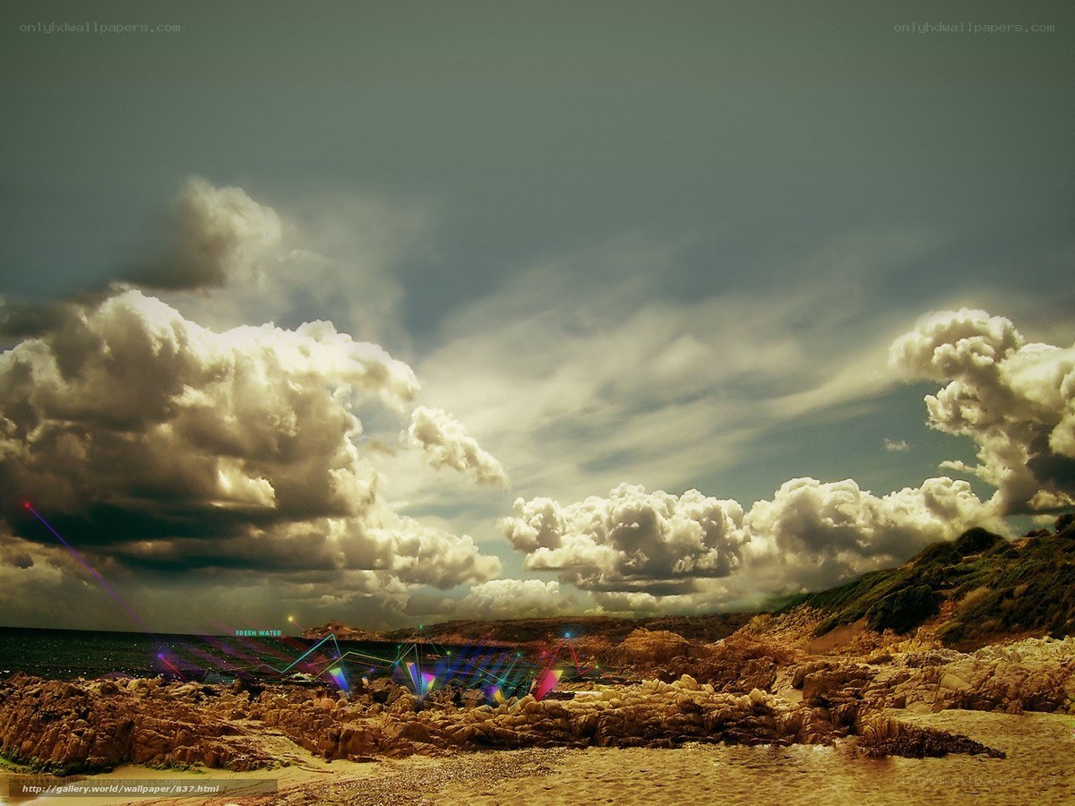 Dramatic coastal landscape