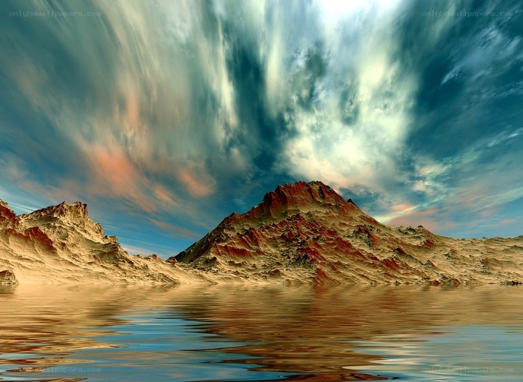 Dramatic mountain landscape