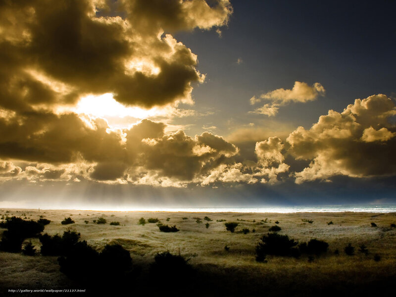 Dramatic Sky over Dunes