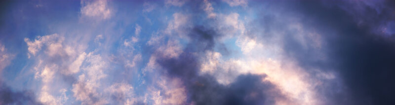 dramatic sky with clouds