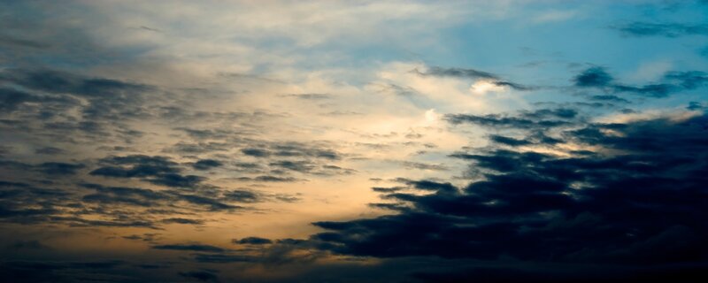dramatic sunset sky