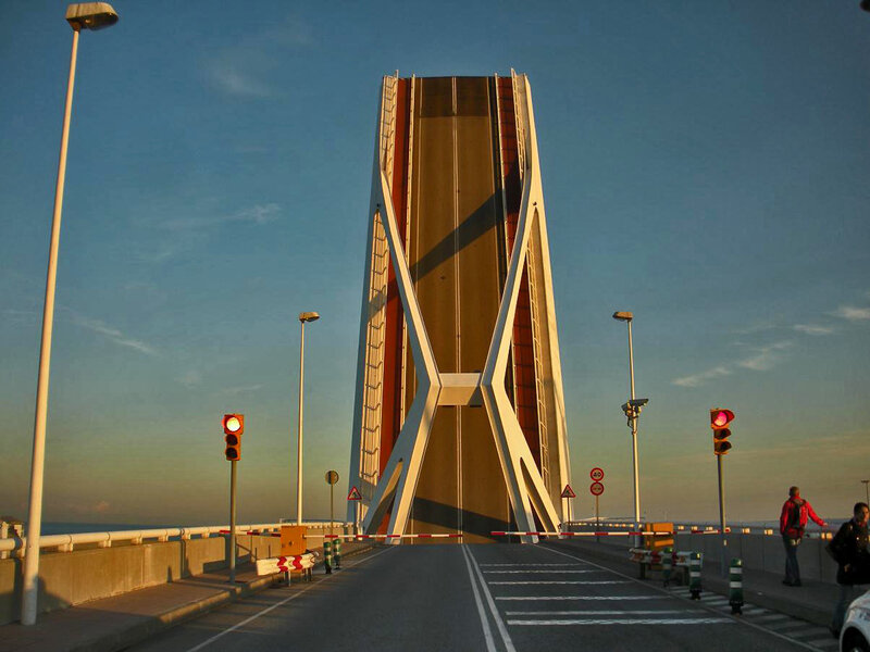 Drawbridge at Sunset