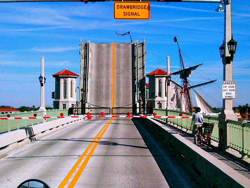 Drawbridge with Ship Model