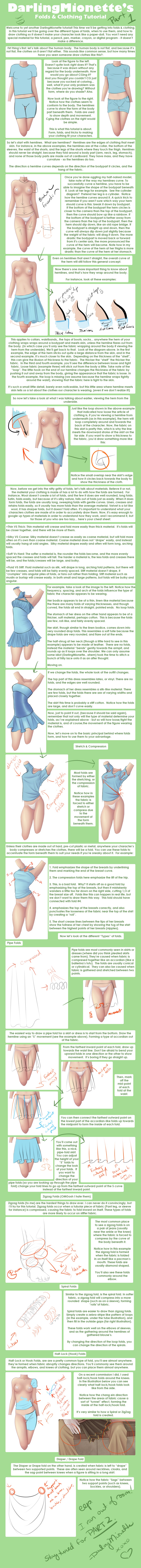 Drawing clothes tutorial