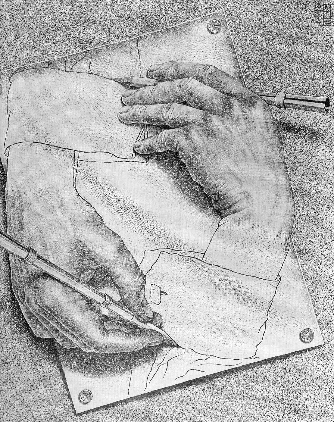 Drawing hands drawing hands