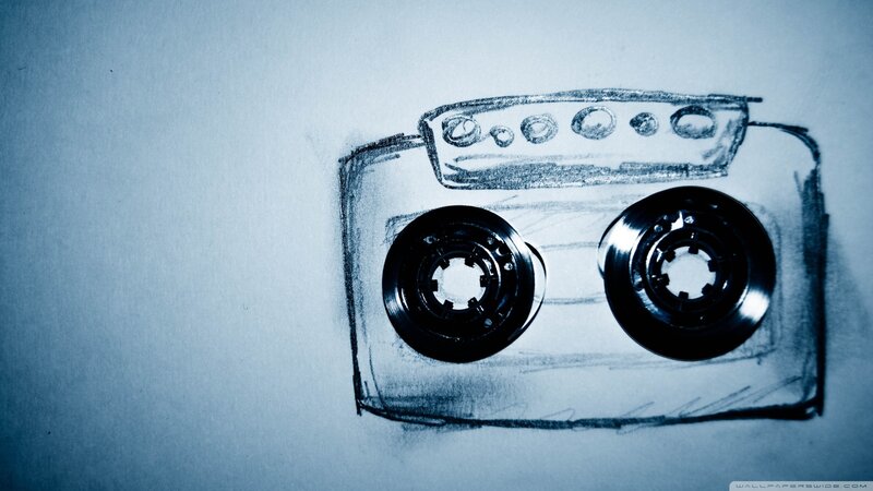 Drawn Cassette Tape