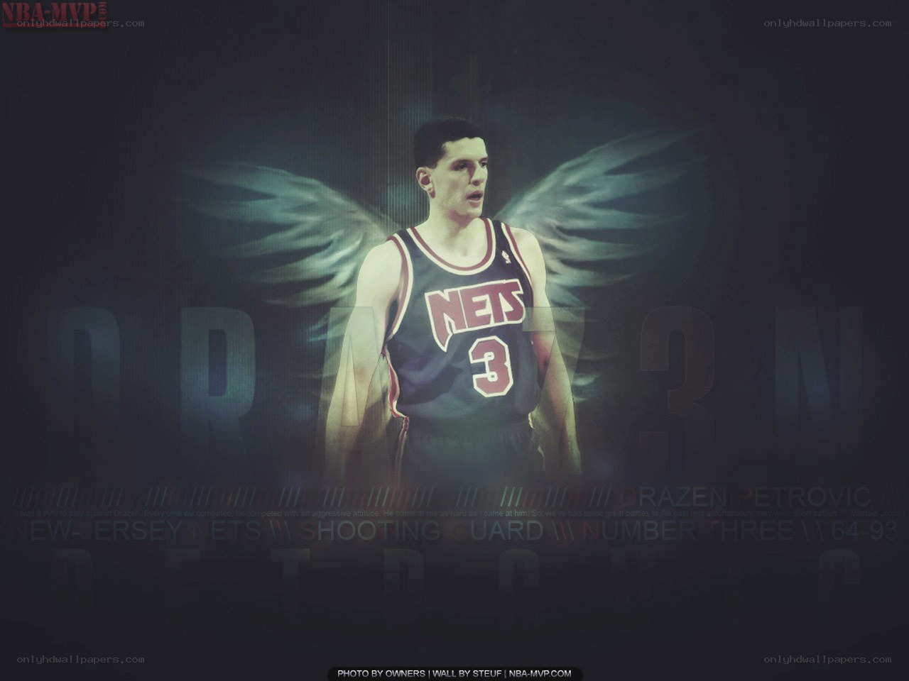 Drazen Petrovic basketball wallpaper