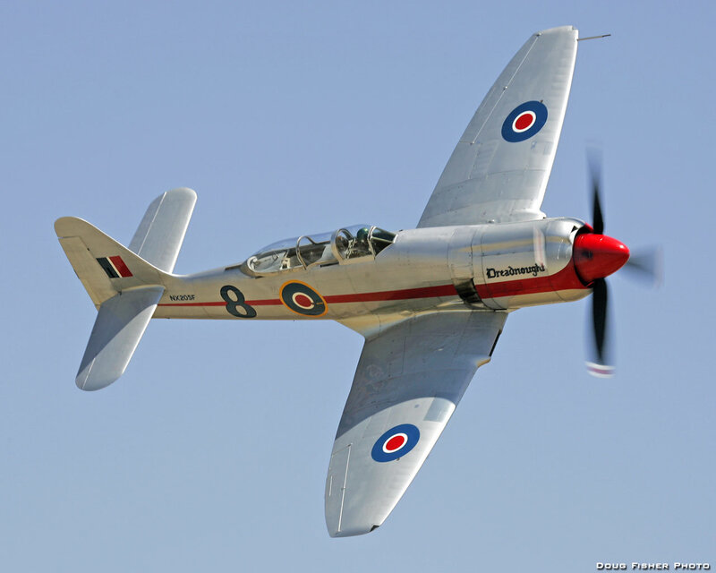 Dreadnought aircraft in flight