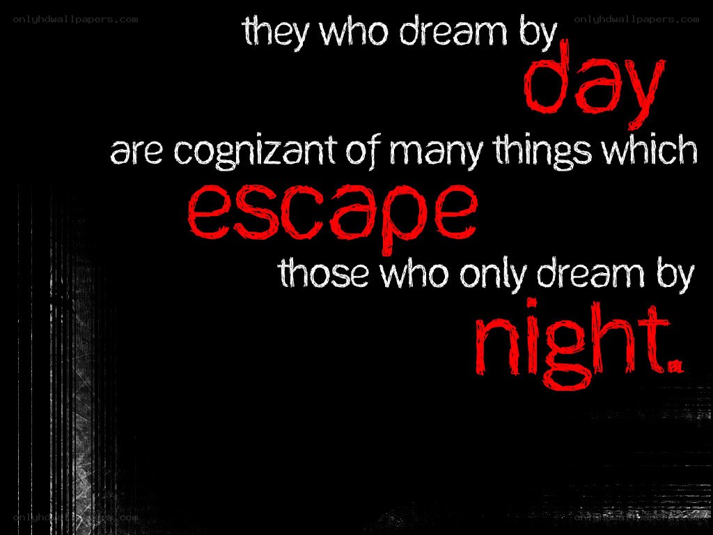 dream by day quote