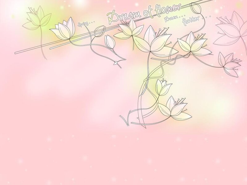 dream of flower illustration