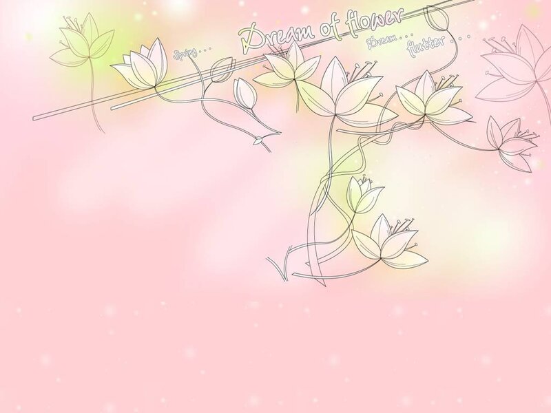 Dream of flower illustration