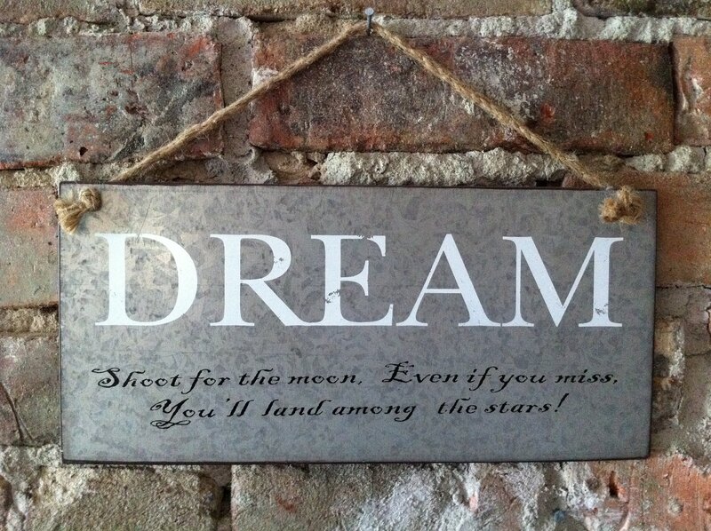Dream Sign on Brick Wall