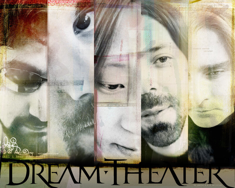 Dream Theater band collage