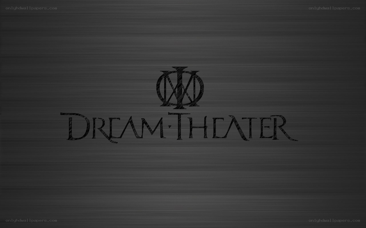 Dream Theater logo on dark background