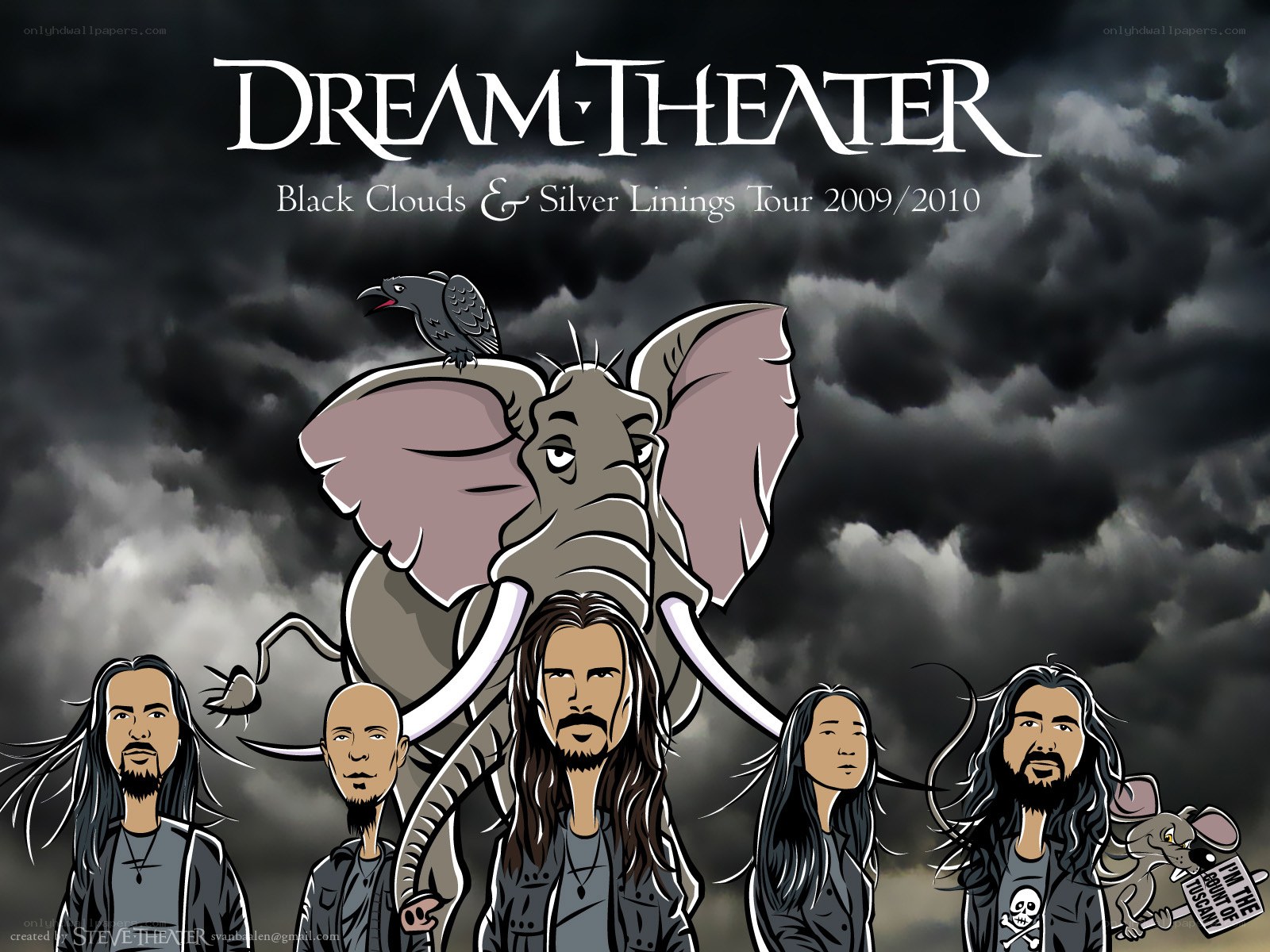 Dream Theater tour poster