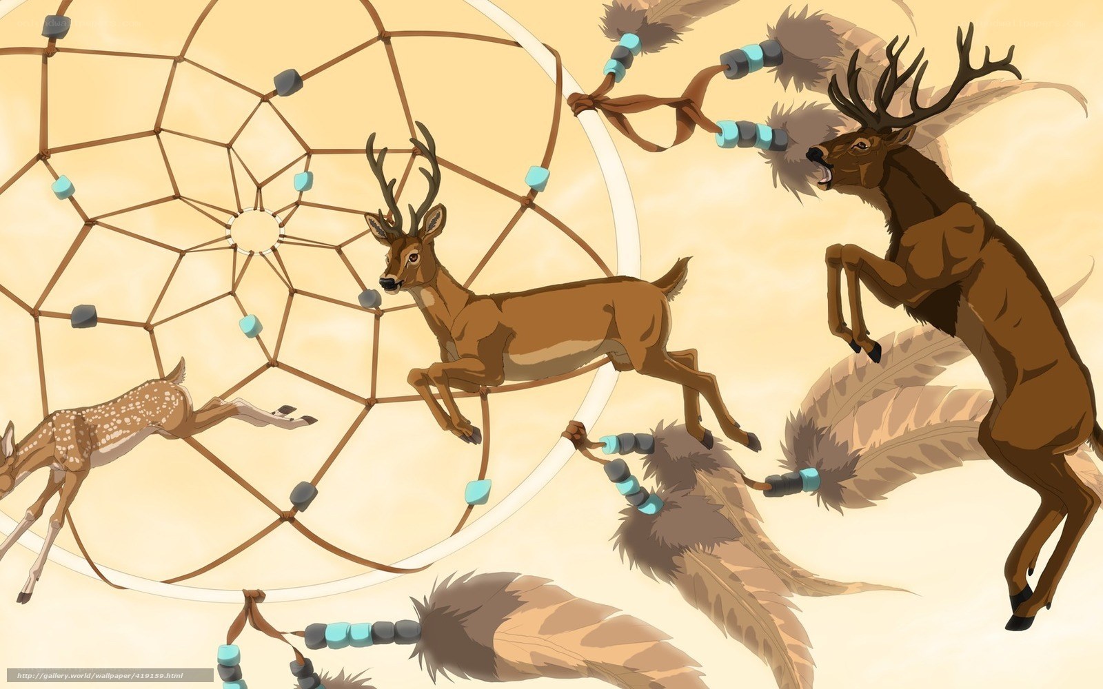 Dreamcatcher with deer