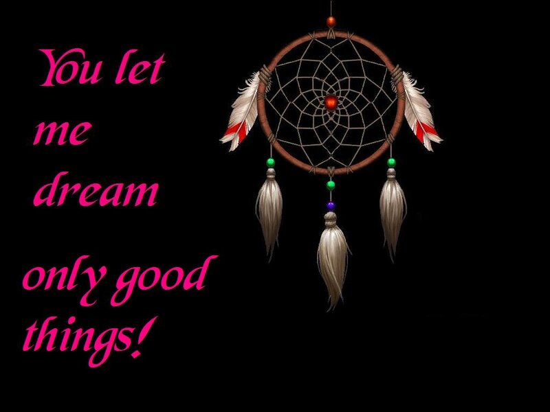 Dreamcatcher with Feathers — Black