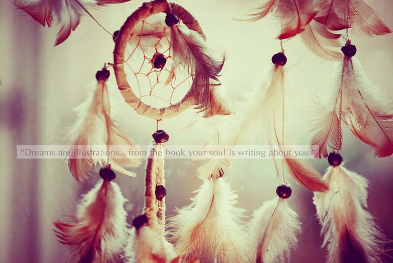 Dreamcatcher with Feathers — White, Serene