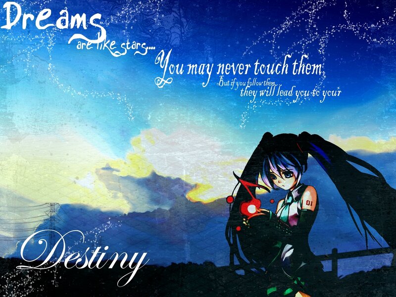 Dreams and destiny anime art