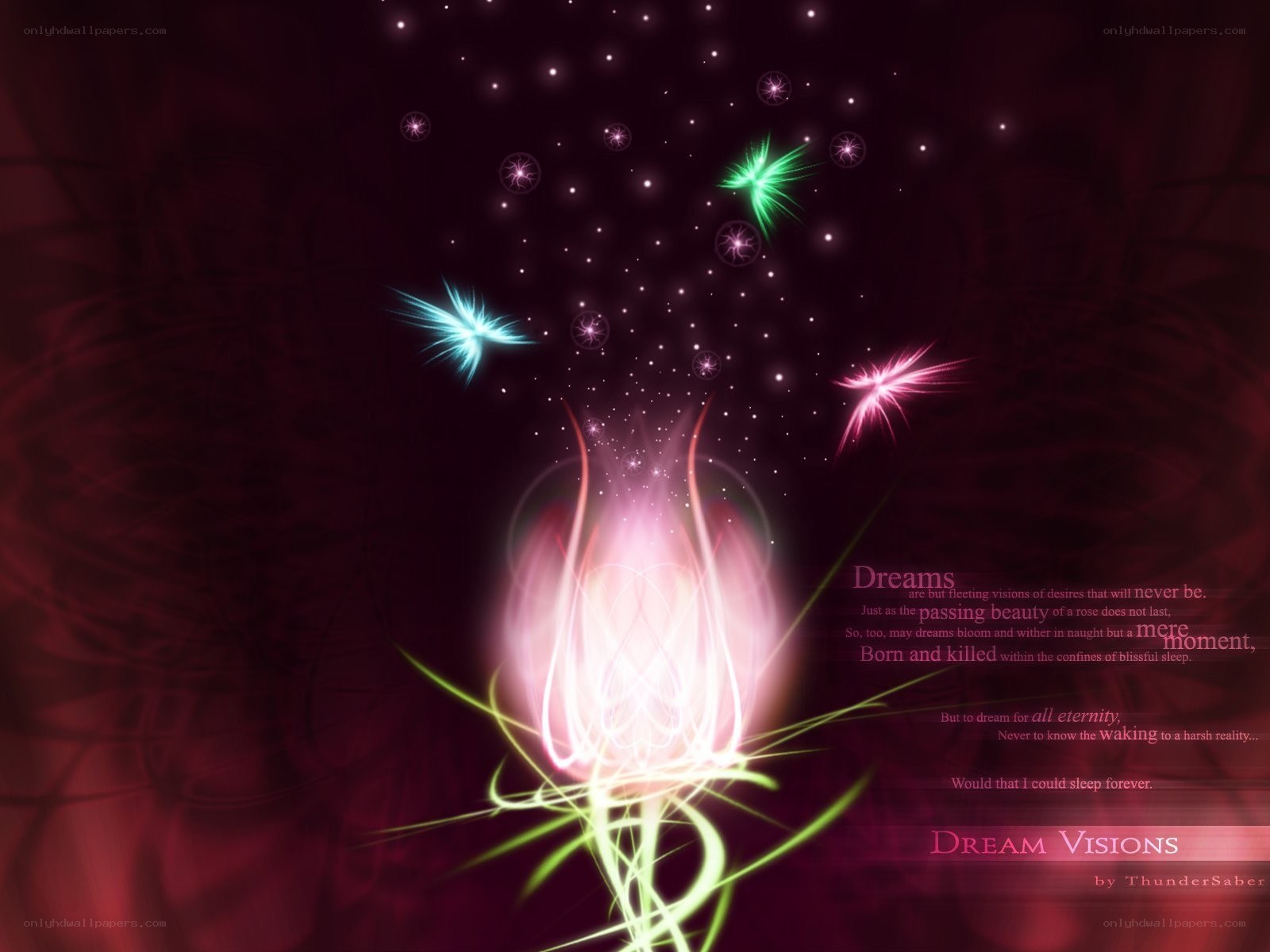 Dreams and visions wallpaper