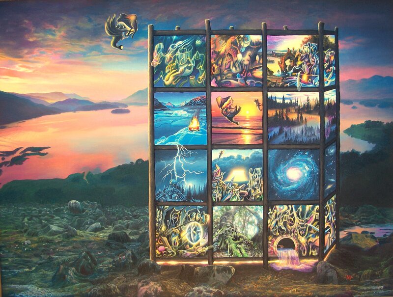 Dreams in a Grid of Worlds