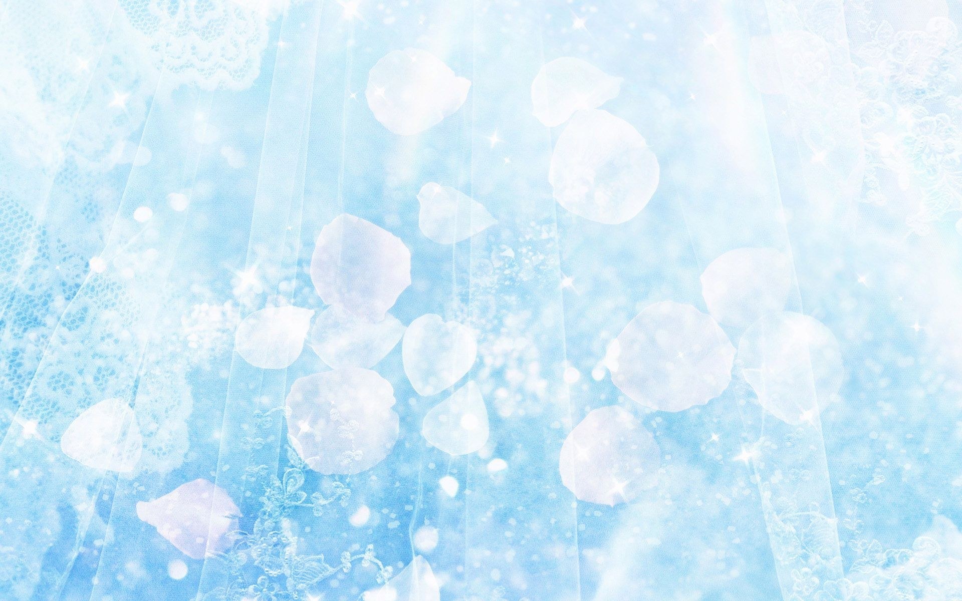 dreamy blue lace background