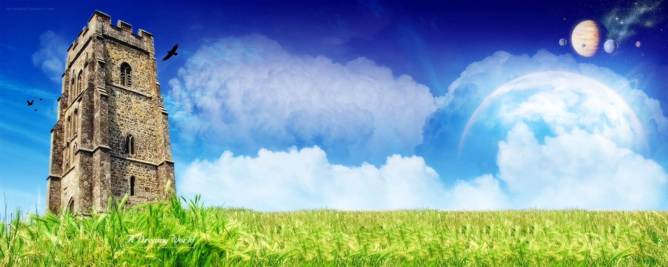 Dreamy fantasy landscape