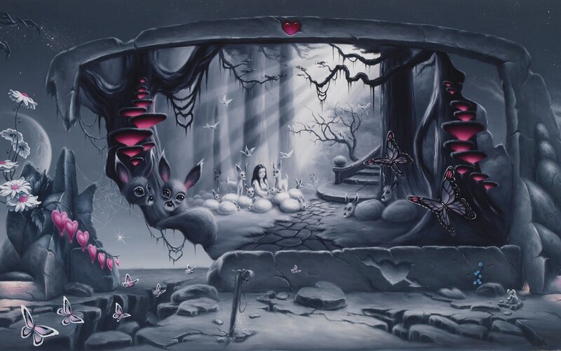 Dreamy forest sanctuary