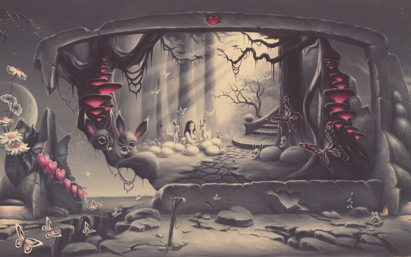Dreamy forest sanctuary